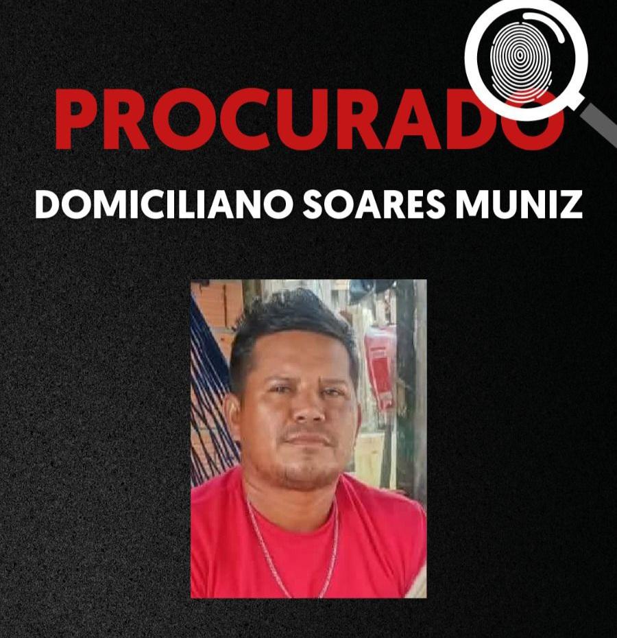 Polícia Civil divulga imagem de suspeito de tentativa de feminicídio na zona rural de Parintins