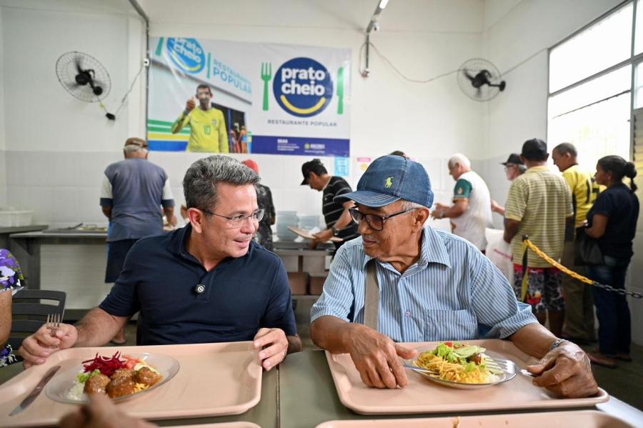 Vice-governador do Amazonas, Tadeu de Souza destaca expansão do Prato Cheio e reforça combate à fome