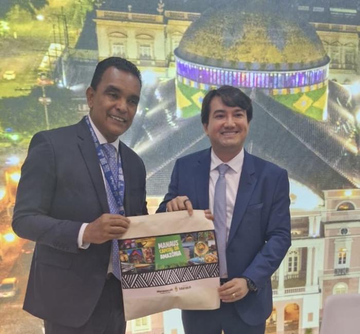 Prefeitura de Manaus fortalece presença internacional na BTL Lisboa com Jender Lobato à frente da comitiva