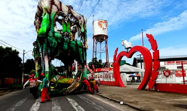 Garantido inicia preparação alegórica para o Festival Folclórico de Parintins