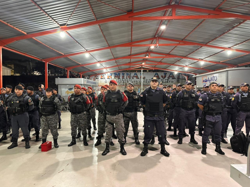 PM reforça segurança com envio de efetivo para o lançamento do Festival de Parintins 2026