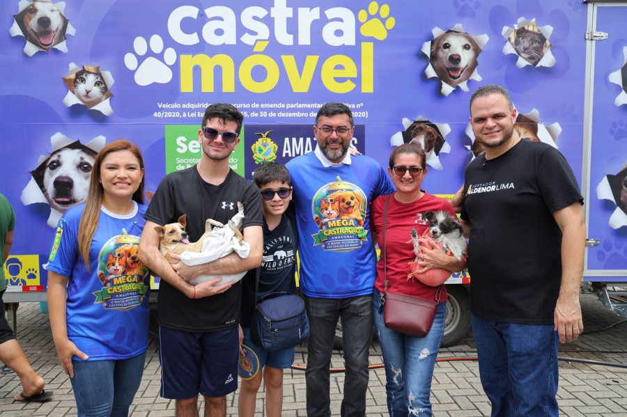 Em mutirão histórico, Wilson Lima destaca importância da castração para saúde pública e bem-estar animal