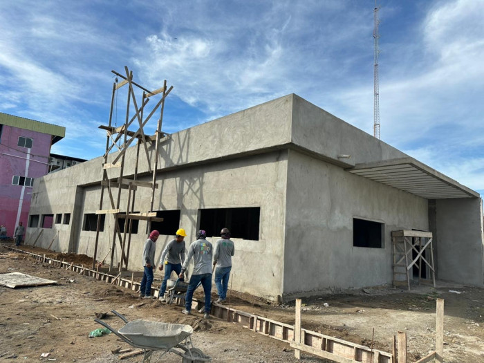 Obra da Central do SAMU avança e entra na fase final em Parintins
