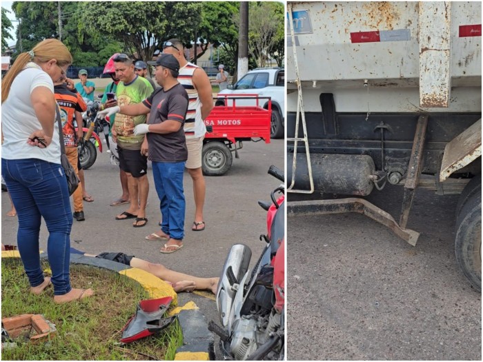 VÍDEO: Grave acidente com motociclista deixa vítima em estado crítico em Parintins