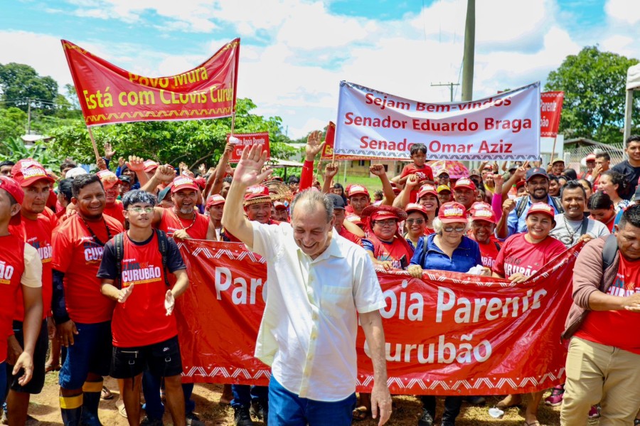 Com festa, Omar Aziz inaugura UBS em aldeia indígena na zona rural de Autazes