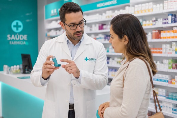 Uso incorreto de inaladores compromete tratamento da asma, alerta farmacêutico