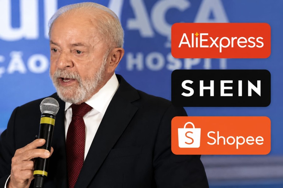 Lula zera taxa das blusinhas em compras internacionais de até US$ 50