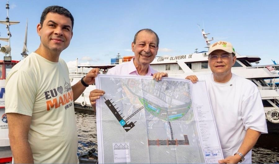 Novo Porto de Manaus: Omar Aziz destaca obra que promete transformar transporte fluvial