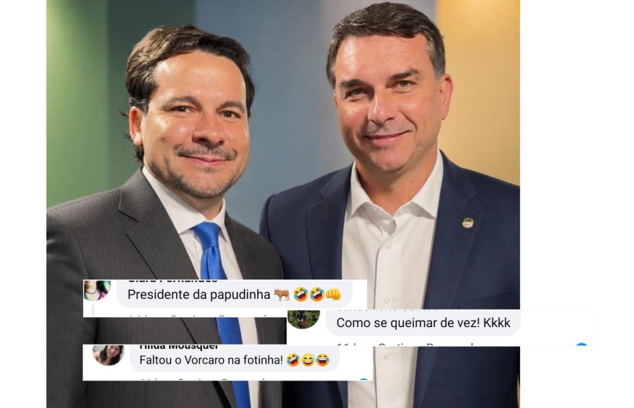 ALINHAMENTO: Mesmo desabando com Vorcaro, Alberto Neto reafirma apoio a Flávio Bolsonaro