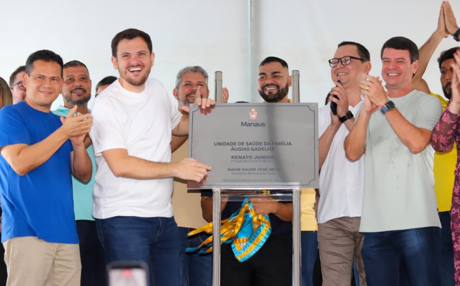 Renato Junior reinaugura USF na zona Norte e amplia saúde para 30 mil moradores em Manaus