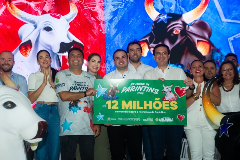 Prefeitura e Governo do Amazonas firmam convênio de R$ 12 milhões para o Festival de Parintins 2026