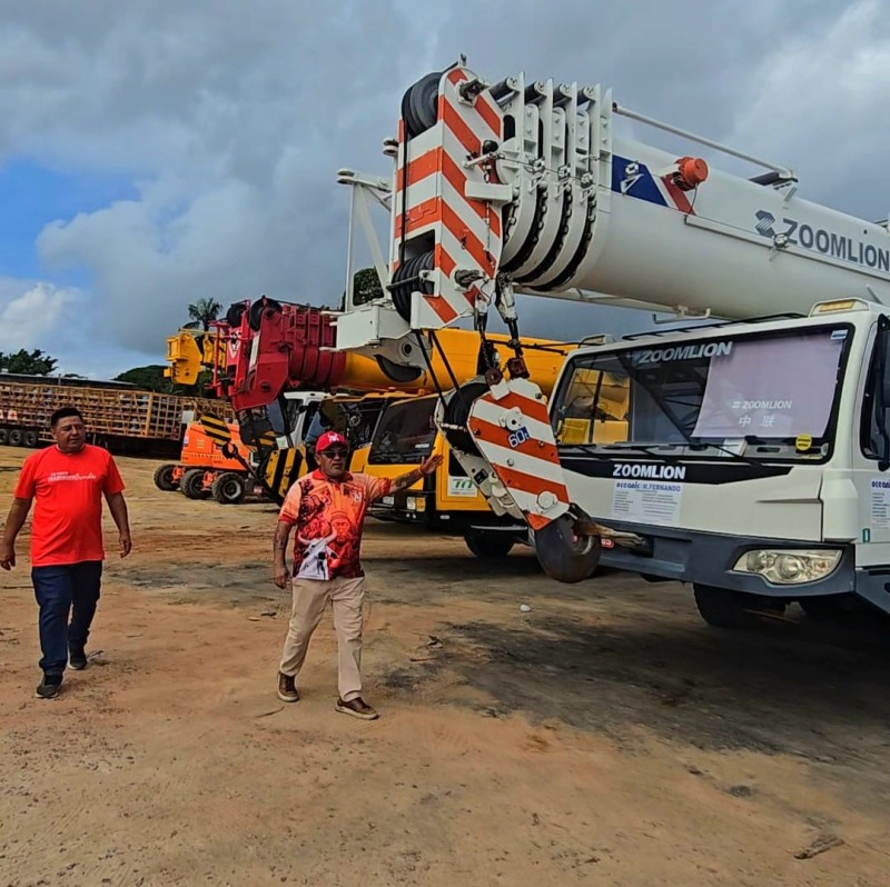 VÍDEO: Garantido recebe 800 toneladas de equipamentos para o Festival de Parintins 2026