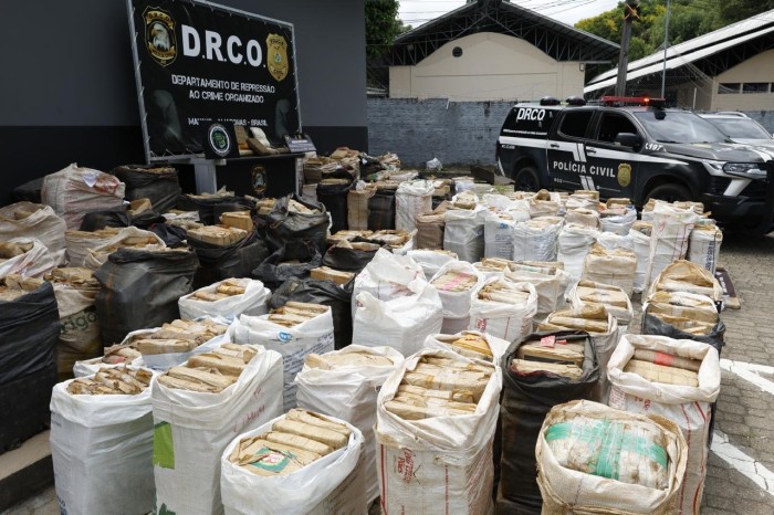 Polícia Civil apreende 6,8 toneladas de drogas e causa prejuízo de R$ 132 milhões ao crime no Amazonas