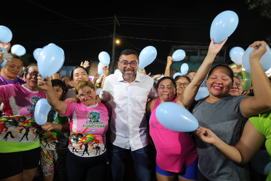 Wilson Lima visita instituto social em Manaus e apresenta legado de programas voltados à área social