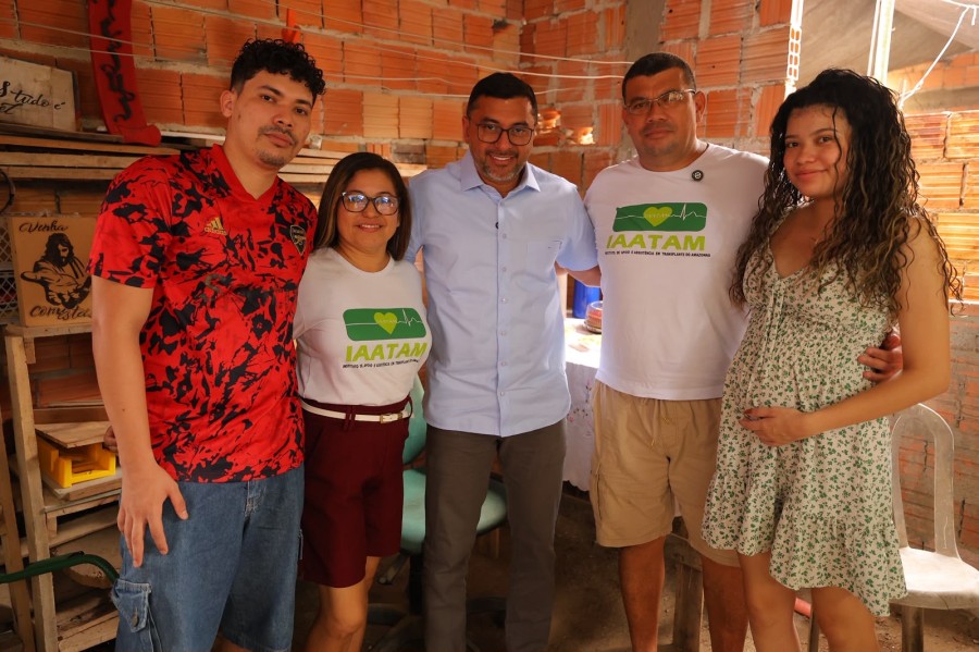 Wilson Lima visita paciente e celebra avanço dos transplantes no Amazonas