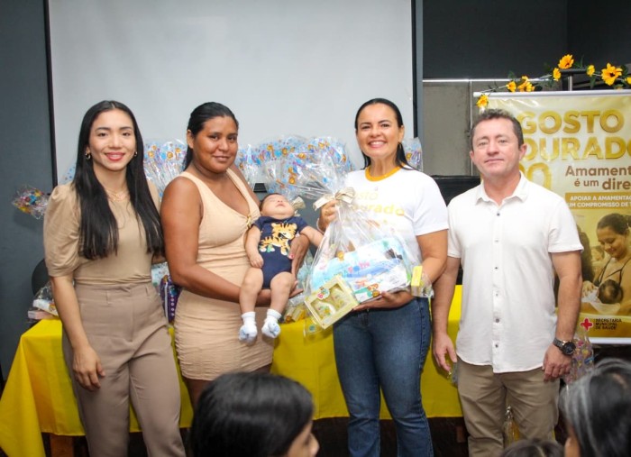 Agosto Dourado: Parintins abre campanha com ações de saúde e incentivo ao aleitamento materno