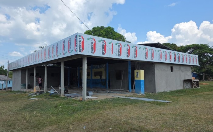Escola Municipal São Raimundo chega a 70% de execução após ampliação no interior de Parintins