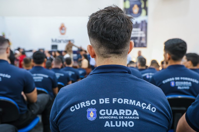 Prefeitura de Manaus inicia matrícula de 200 candidatos para formação da Guarda Municipal