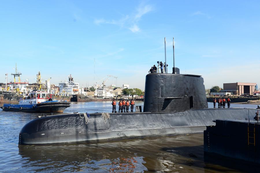 Marinha da Argentina diz que submarino ARA San Juan 'implodiu' no fundo do mar