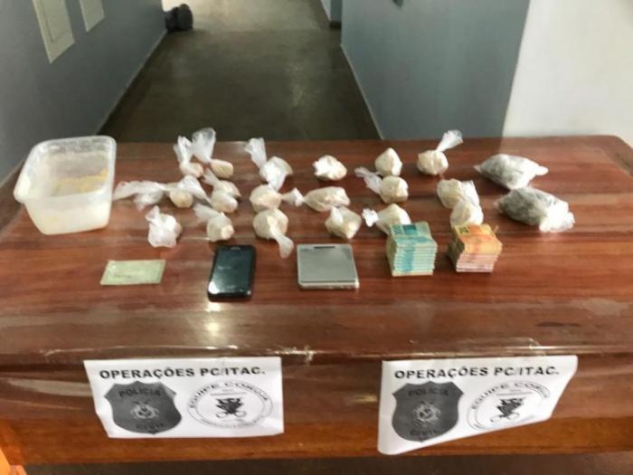 Polícia Civil encontra mais de 1,5 kg de drogas em casa no município de Itacoatiara