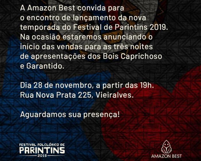 Amazon Best dá start na venda de ingressos para o Festival de Parintins
